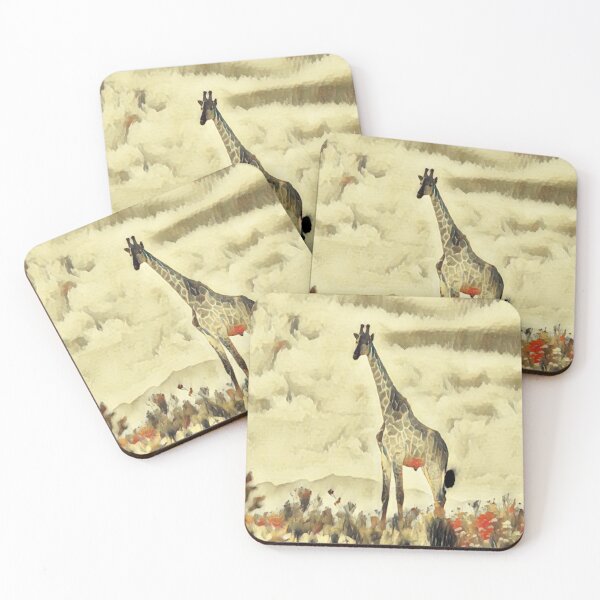 Item preview, Giraffe Watercolor Painting designed and sold by ramazis.