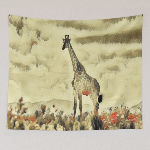 Item preview, Giraffe Watercolor Painting designed and sold by ramazis.