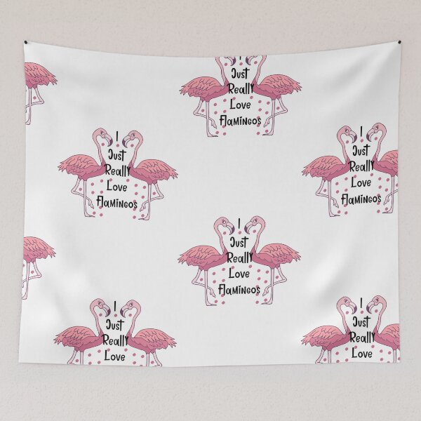 Item preview, I Just Really Like Flamingos, Peace Love Flamingos designed and sold by SportyDogShop.