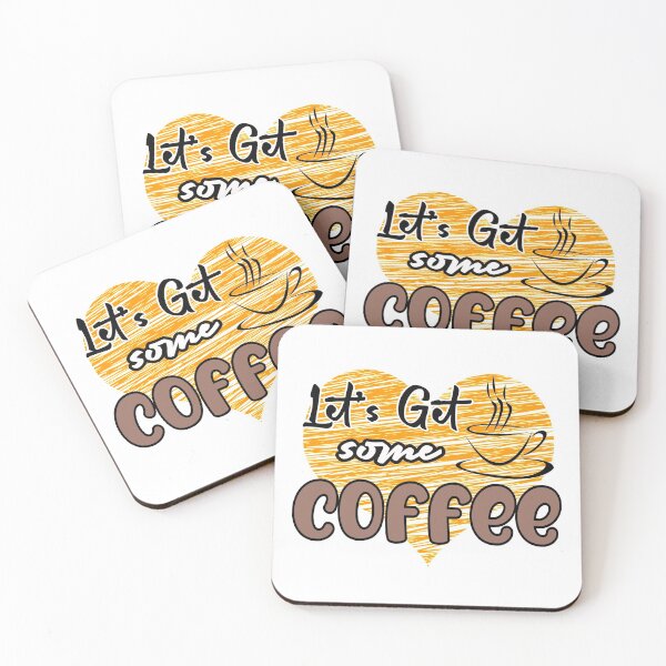 Item preview, Let's Get Some Coffee designed and sold by uta917.