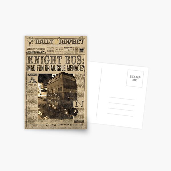 der Bus Postkarte