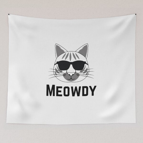 Item preview, Meowdy Funny Cat  designed and sold by CreativeMansion.