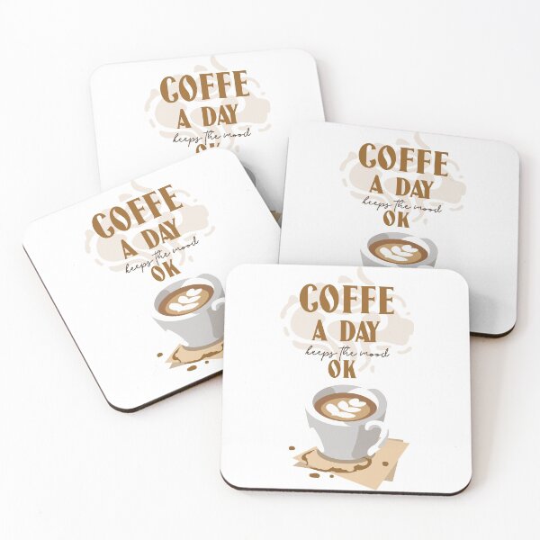 Item preview, coffee a day keeps the mood ok designed and sold by mimi-designer.