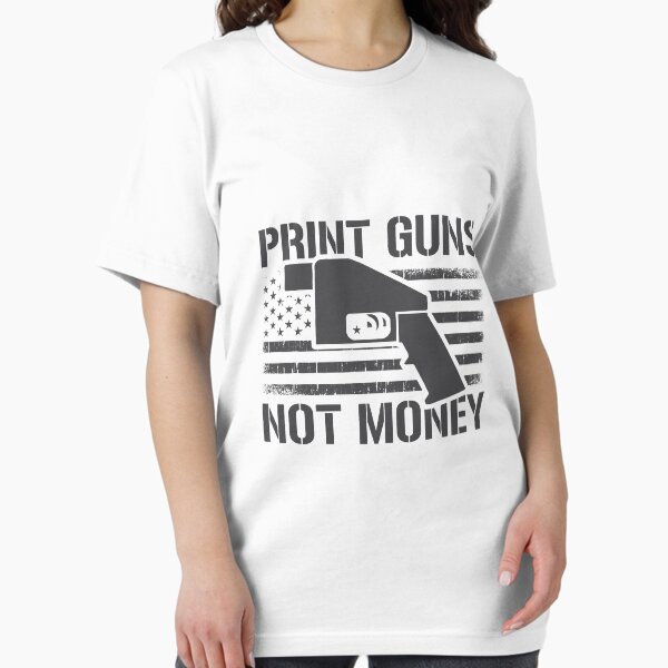 Item preview, Retro Libertarian Print Guns Not Money designed and sold by RaymondPurves.