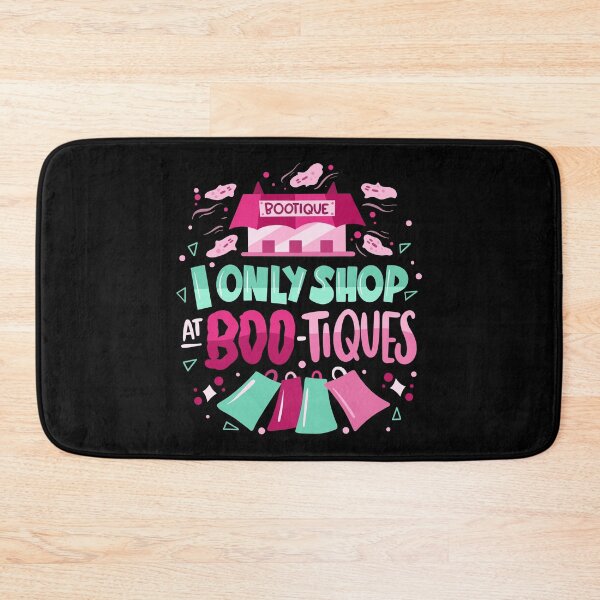 Item preview, I Only Shop At Boo-Tiques - Ghost Pun designed and sold by anziehend.