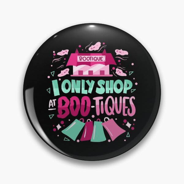 Artikelvorschau, I Only Shop At Boo-Tiques - Ghost Pun entworfen und verkauft von anziehend.