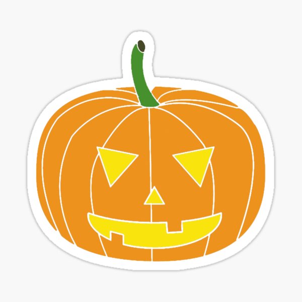 Halloween Jack-o-lantern Pumpkin Sticker