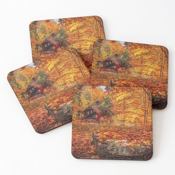 Item preview, Covered Bridged in the Autumn  designed and sold by Sonya Umble.