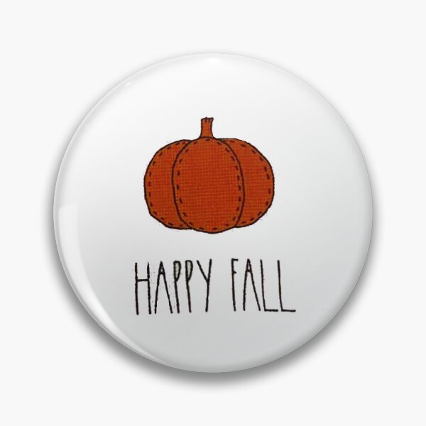 Item preview, Happy Fall, Autumn, embroidered pumkin, Pumpkin spice, pumpkin, October designed and sold by Nostrathomas66.
