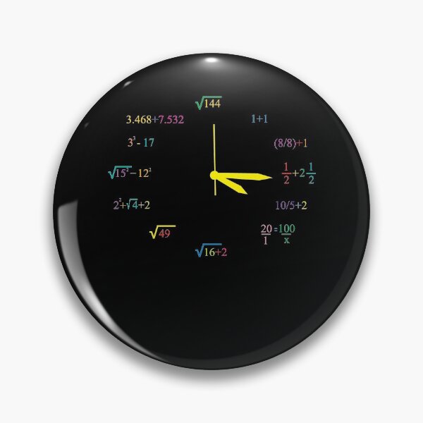Item preview, Math clock with formulas math gift mathematician designed and sold by Lenny Stahl.
