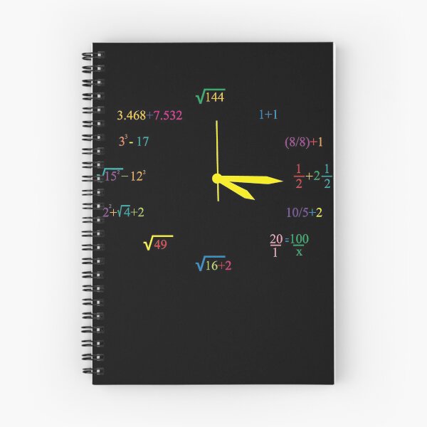 Item preview, Math clock with formulas math gift mathematician designed and sold by Lenny Stahl.