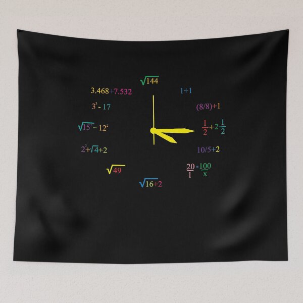 Item preview, Math clock with formulas math gift mathematician designed and sold by Lenny Stahl.