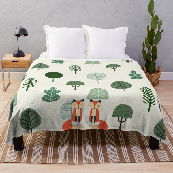 Item preview, Scandanavian Foxes in Forest designed and sold by JDWCreations.