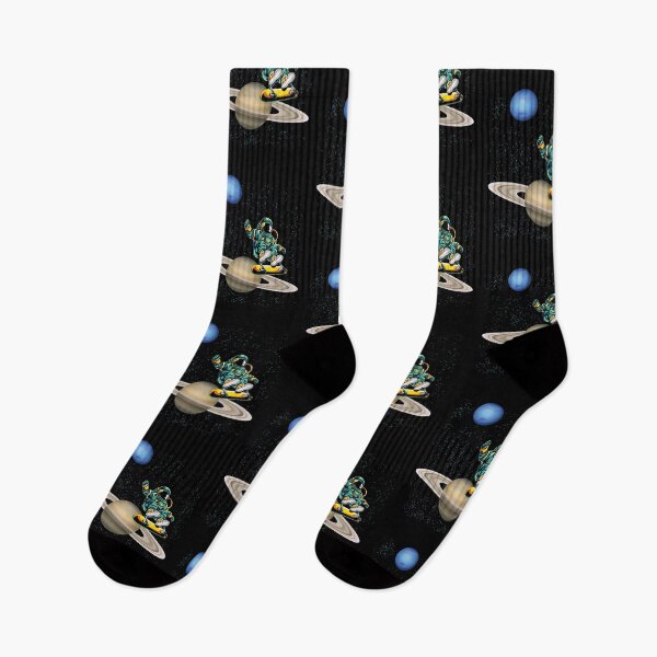 Item preview, Astronaut Skating Saturn Outer Space Galaxy Gift Space designed and sold by Lenny Stahl.