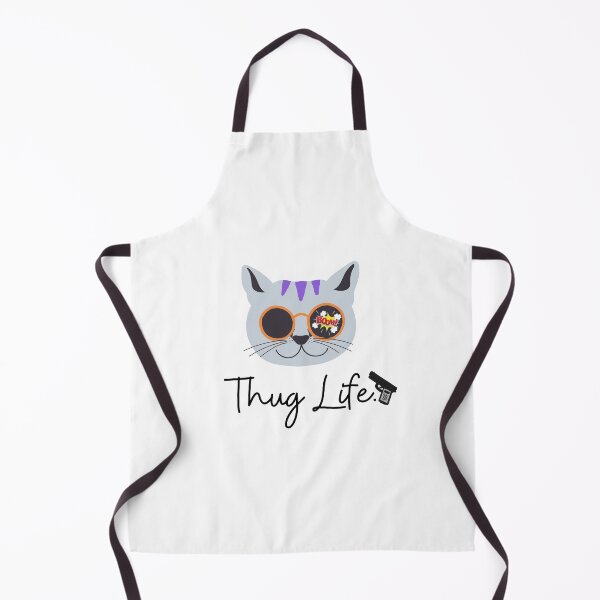 Item preview, Meowdy Thug Life Funny Cat designed and sold by CreativeMansion.