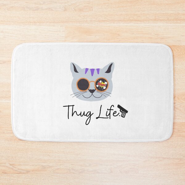 Item preview, Meowdy Thug Life Funny Cat  designed and sold by CreativeMansion.