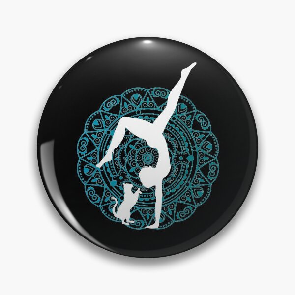 Item preview, Ladies yoga outfit with cat yoga pilates qi gong sport designed and sold by Lenny Stahl.