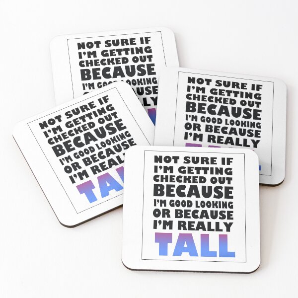 Item preview, Tall men and women funny quote designed and sold by AXIOM13.