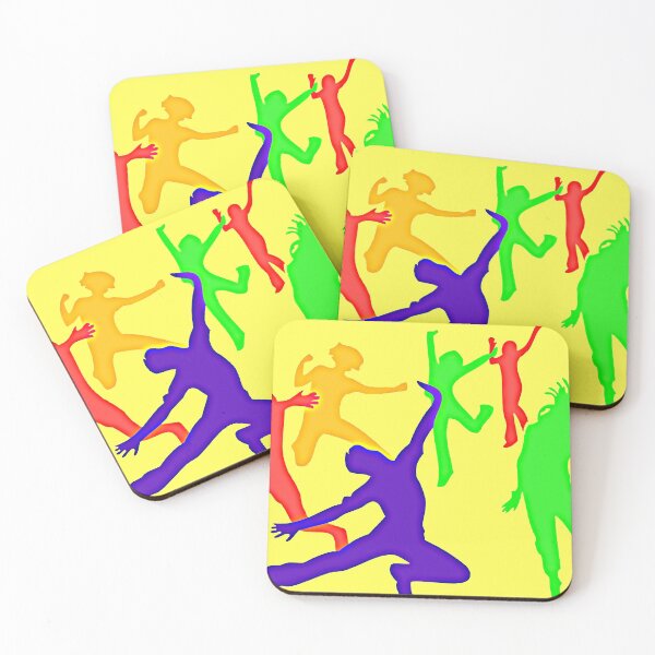Item preview, Colored Silhouettes Of Dancing People designed and sold by Phantasmal-2-do.