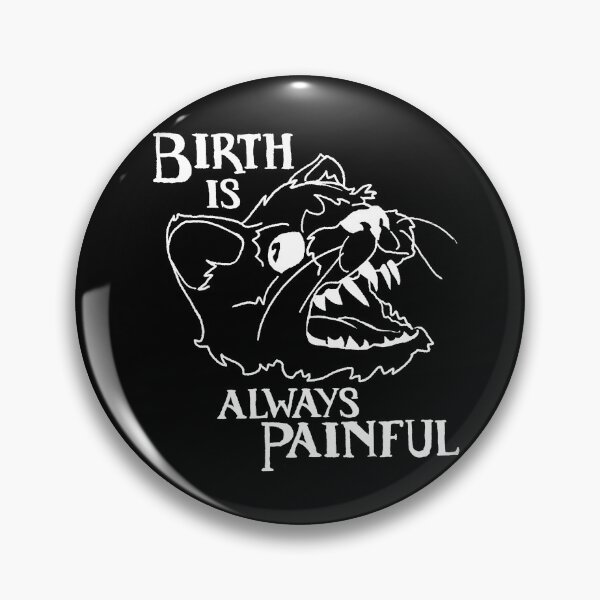 Item preview, BIRTH IS ALWAYS PAINFUL // minimalist white designed and sold by SevLovesLily.