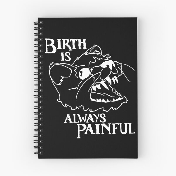 Item preview, BIRTH IS ALWAYS PAINFUL // minimalist white designed and sold by SevLovesLily.