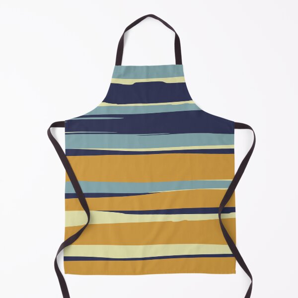 Artikelvorschau, Stripes Abstract, Navy, Teal Blue, Yellow entworfen und verkauft von meggydesigns.