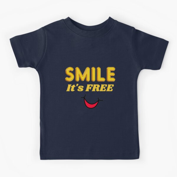 Smile It's Free by Selftees | Kids T-Shirt