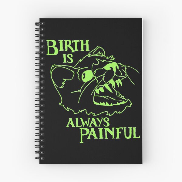 Item preview, BIRTH IS ALWAYS PAINFUL // minimalist green designed and sold by SevLovesLily.