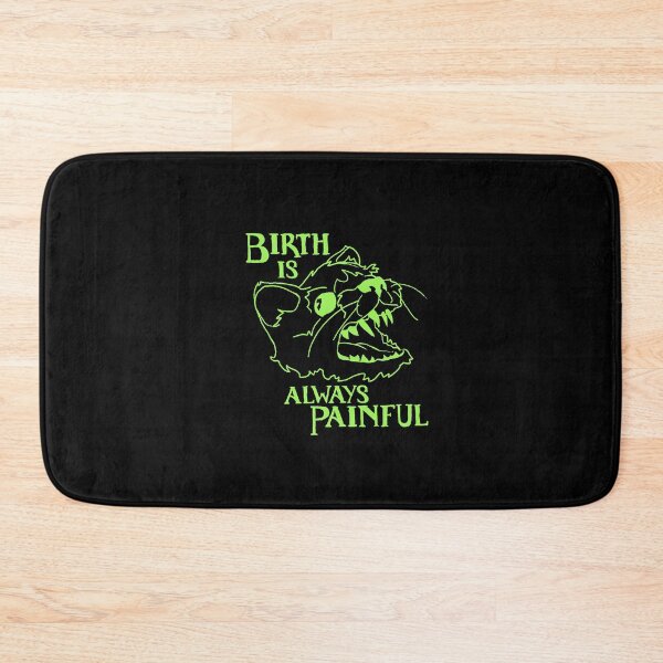 Item preview, BIRTH IS ALWAYS PAINFUL // minimalist green designed and sold by SevLovesLily.