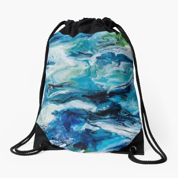 Utopia Resin Artwork Drawstring Bag