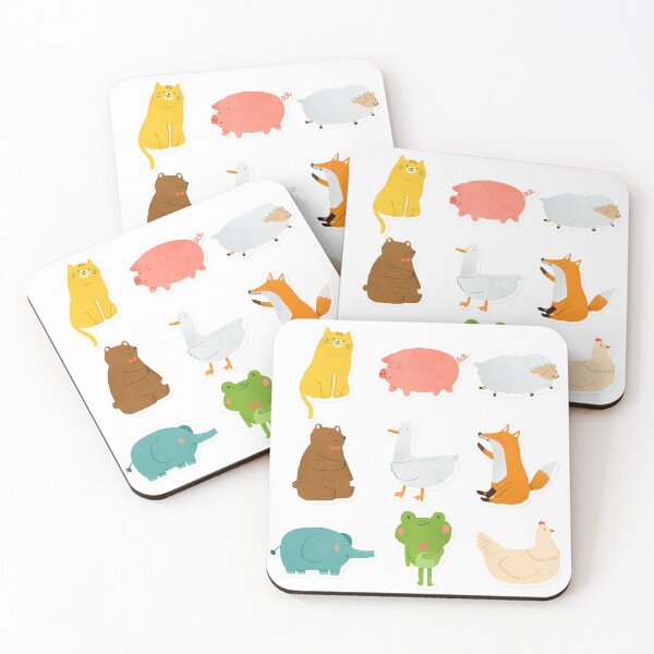Item preview, cute animal bullet journalling sticker pack!!  designed and sold by imsocoolanh.