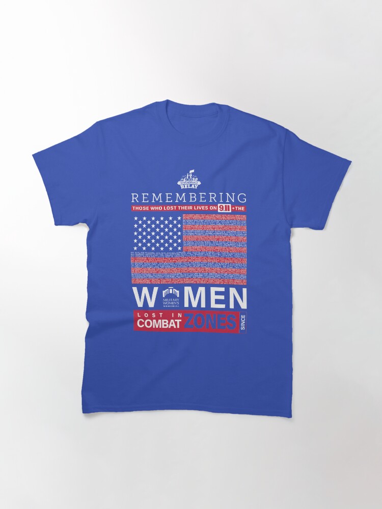 Thumbnail 3 of 7, Classic T-Shirt, Military Women's Memorial 9/11 Remembrance Relay T-shirts & Sweatshirts designed and sold by MWM-Store.