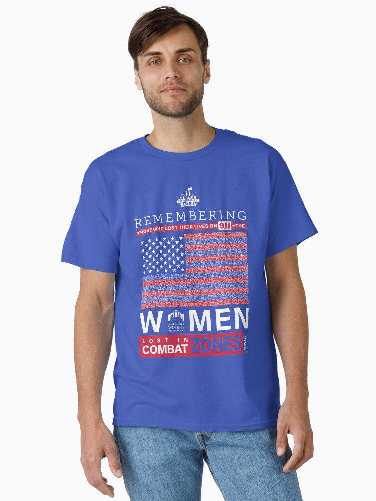 Thumbnail 1 of 7, Classic T-Shirt, Military Women's Memorial 9/11 Remembrance Relay T-shirts & Sweatshirts designed and sold by MWM-Store.