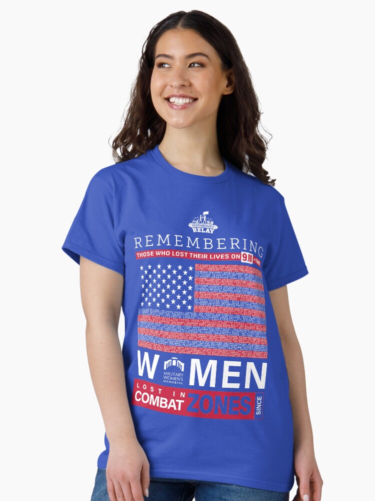 Thumbnail 2 of 7, Classic T-Shirt, Military Women's Memorial 9/11 Remembrance Relay T-shirts & Sweatshirts designed and sold by MWM-Store.