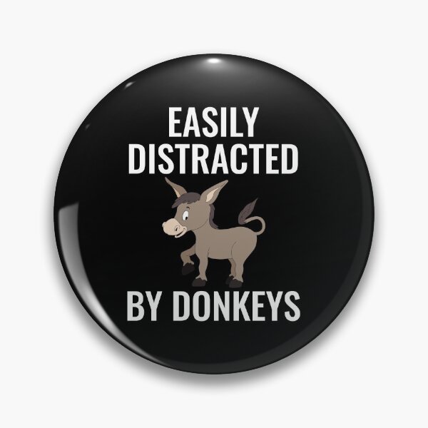 Item preview, Easily Distracted By Donkeys designed and sold by manishfzr1995.