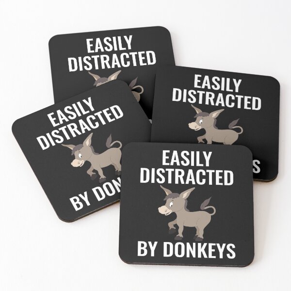 Item preview, Easily Distracted By Donkeys designed and sold by manishfzr1995.