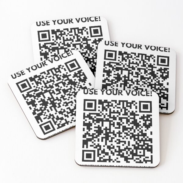Item preview, Women's Rights QR Code designed and sold by KaARTehan.