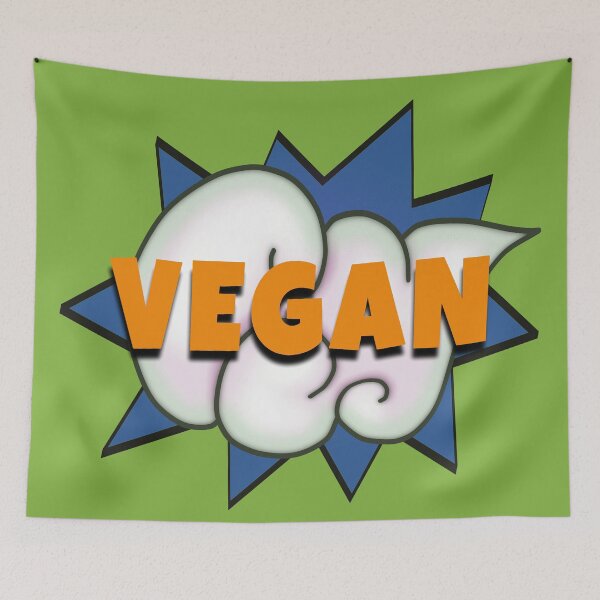 Item preview, VEGAN Bang KAPOW! - Comic Vegan Pride designed and sold by ViewerEqualsPhoton.
