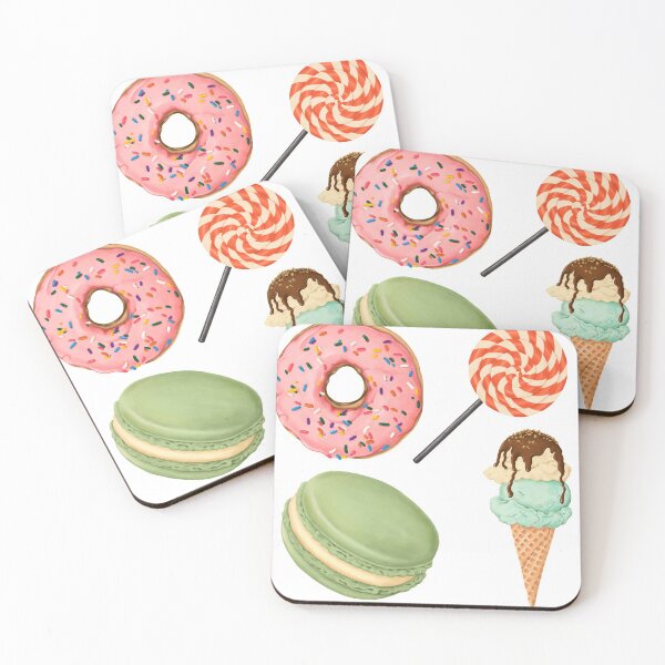 Item preview, cute desserts sticker packs!!  designed and sold by imsocoolanh.