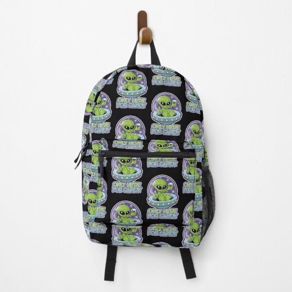 Item preview, Cute alien holding candy in a flying saucer designed and sold by robimerch.