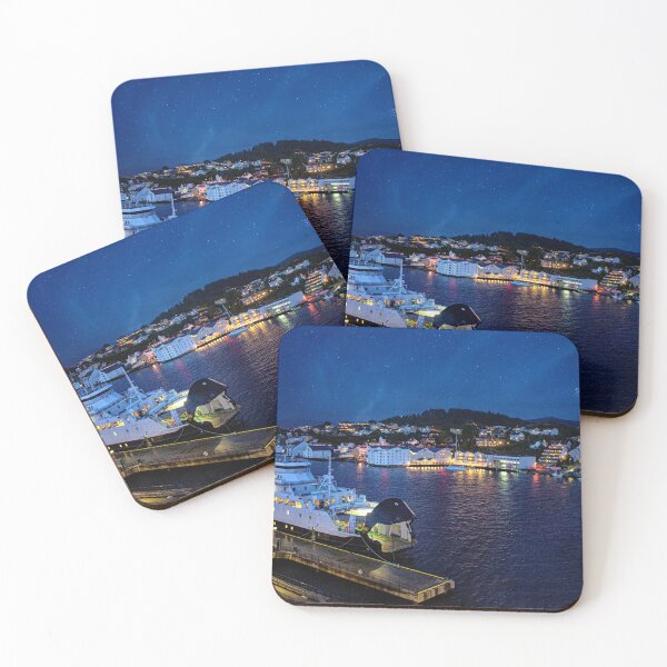 Item preview, Kristiansund at Night - Norway designed and sold by Kathy Weaver.