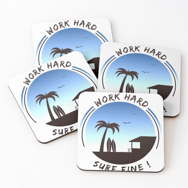 Item preview, work hard surf fine designed and sold by felric.