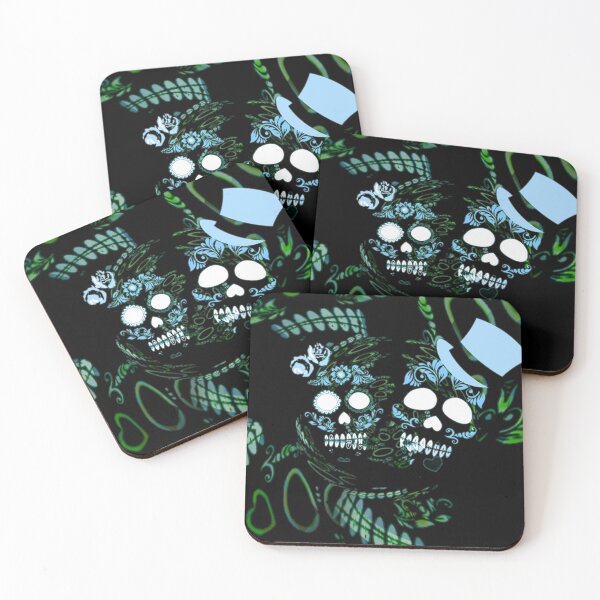 Item preview, Sugar skull couple  designed and sold by Blakleyshop.