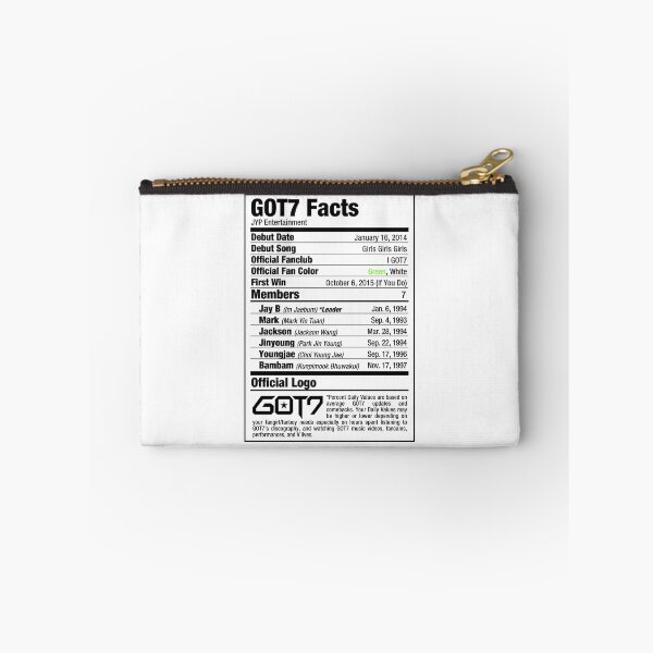 Item preview, GOT7 Kpop Nutritional Facts designed and sold by skeletonvenus.