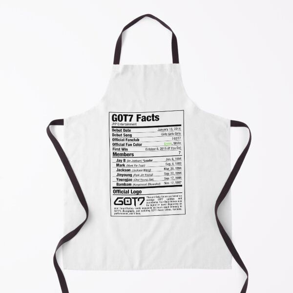 Item preview, GOT7 Kpop Nutritional Facts designed and sold by skeletonvenus.