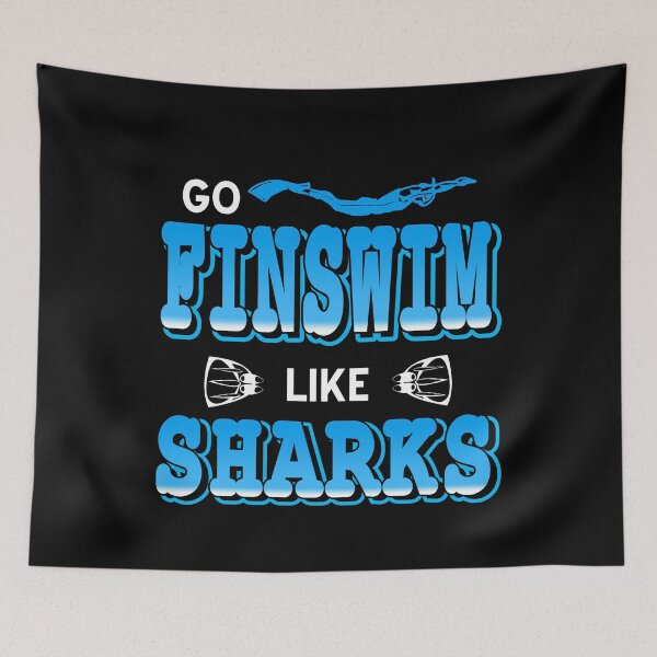 Item preview, Go Finswim like Sharks Finswimming Finswimmer designed and sold by NeXore.