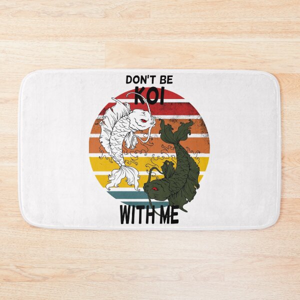 Item preview, Don't be Koi with me, Japanese Koi Fish, Yin Yang designed and sold by Verdant Rose Studio.