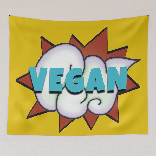 Item preview, VEGAN Bang KAPOW! - Comic Vegan Pride designed and sold by ViewerEqualsPhoton.