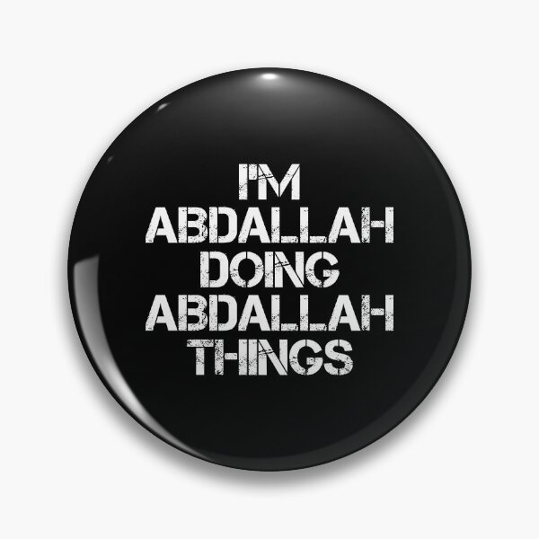 Item preview, Abdallah Name T Shirt - I'm Abdallah Doing Abdallah Things Name Gift Item Tee designed and sold by isachsenan.