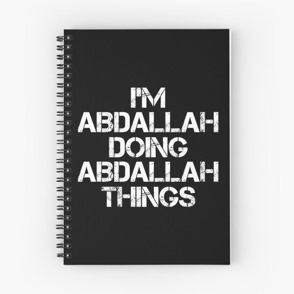 Item preview, Abdallah Name T Shirt - I'm Abdallah Doing Abdallah Things Name Gift Item Tee designed and sold by isachsenan.